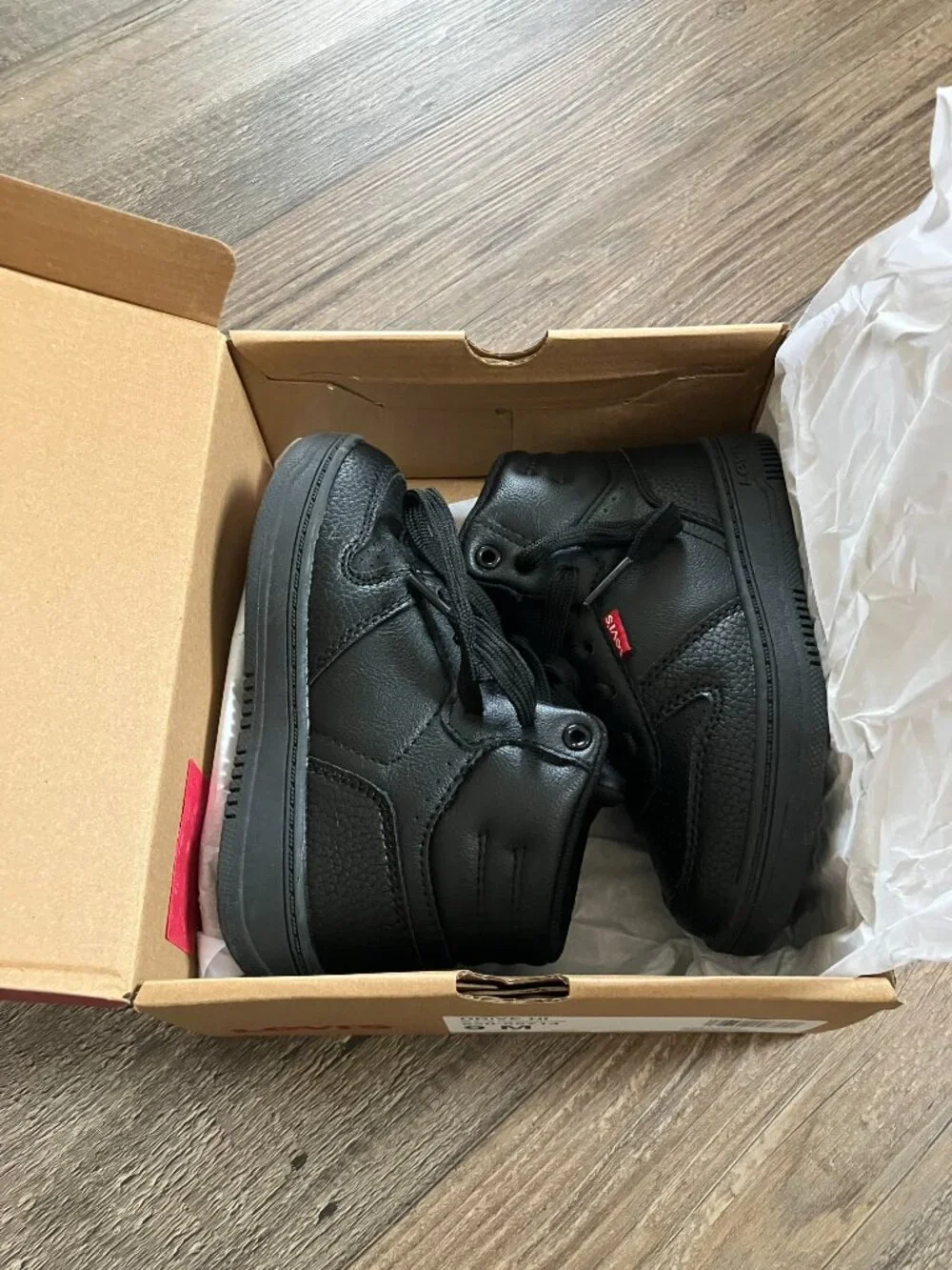 LEVI'S DRIVE HI CASUAL SNEAKER TODDLER, SIZE: 9